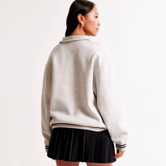 oversized sunday half-zip - Picture 4 of 11